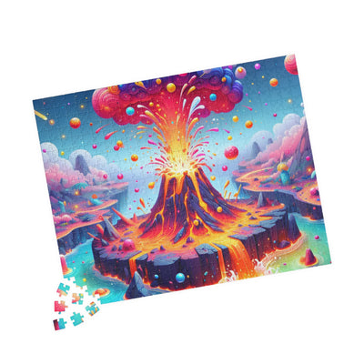 Vibrant Volcano V3 Puzzle | 110, 252, 520, 1014-Piece | Perfect Gift for Puzzle Lovers, Family Bonding, Relaxation, Kids' Activities, [...]