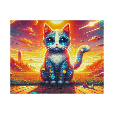 Digital Cat In Fantasy Food Characters V1 Puzzle (110, 252, 520, 1014-piece)