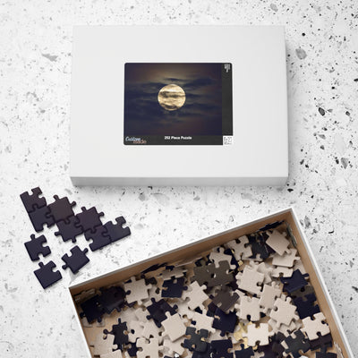 Moonlit Night Puzzle, Relaxing Jigsaw Game, Family Fun Activity, Gift for Puzzle Lovers, Home Décor, Mindfulness Activity