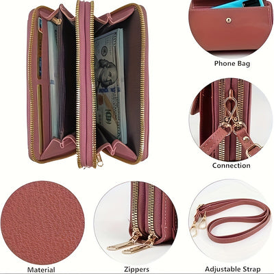 Mommy Bag, Women Crossbody Bag, Shoulder Bag, Large Capacity Travel Purse