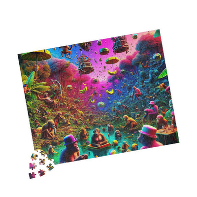Vibrant Monkeys Jungle Puzzle - 110-1014 Piece, Perfect for Family Fun, Gifts, Game Nights, Home Decor, Mindfulness Activities