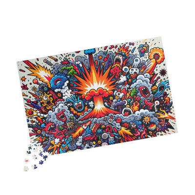 Vibrant Art Puzzle Collection - Unique Explosion Design, 110, 252, 520, 1014-piece, Perfect Gift for Puzzle Lovers, Family Fun, Stress [...]