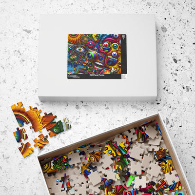 Vibrant Art Puzzle for Creative Minds, 110-1014 pieces, Gift for Puzzle Lovers, Home Decor, Fun Family Activity, Unique Artwork