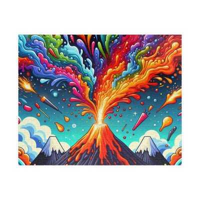 Colorful Volcano Puzzle - Fun for Family Game Night, Creative Gift, Entertainment, Stress Relief, Educational Activity
