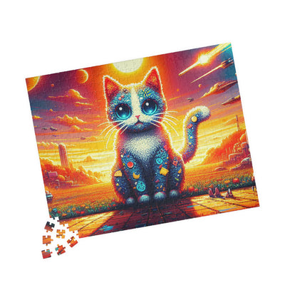 Digital Cat In Fantasy Food Characters V1 Puzzle (110, 252, 520, 1014-piece)