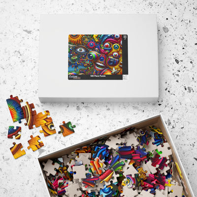 Vibrant Art Puzzle for Creative Minds, 110-1014 pieces, Gift for Puzzle Lovers, Home Decor, Fun Family Activity, Unique Artwork
