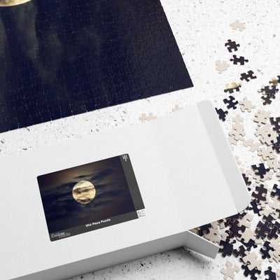 Moonlit Night Puzzle, Relaxing Jigsaw Game, Family Fun Activity, Gift for Puzzle Lovers, Home Décor, Mindfulness Activity
