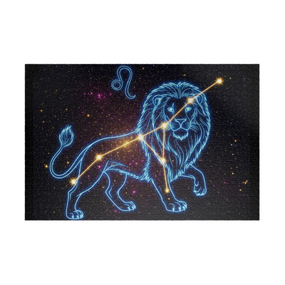 Celestial Leo Puzzle - 110, 252, 520 or 1014 Pieces, Zodiac Gifts, Astrology Decor, Star Sign Fun, Family Activity