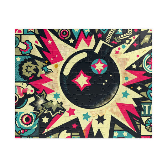 Vibrant Retro Puzzle - Fun for Family Game Night, Unique Gift for Puzzle Lovers, Colorful Home Decor, Perfect for All Ages, 110-1014 Pieces