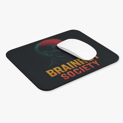 Skull Mouse Pad - Brainrot Society, Gaming Accessories, Office Decor, Gift for Gamers, Edgy Desk Decor, Unique Mouse Mat