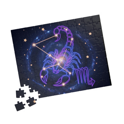 Astrology-themed Puzzle, Scorpion Zodiac Journey, Star Sign Gift, Puzzle Game for Adults, Unique Home Decor, Fun Family Activity
