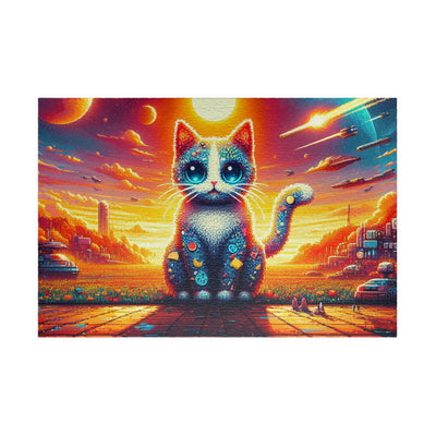 Digital Cat In Fantasy Food Characters V1 Puzzle (110, 252, 520, 1014-piece)