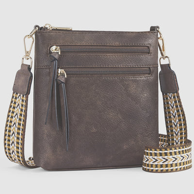 Stylish Geometric Shoulder Bag - Women Handbags & Wallets - Retro Simple Design, Multifunctional Crossbody Bag with Wide Strap for Mobile Phone, Perfect for Daily Use and Travel