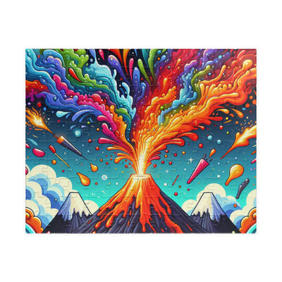 Colorful Volcano Puzzle - Fun for Family Game Night, Creative Gift, Entertainment, Stress Relief, Educational Activity