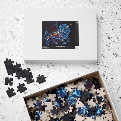 Celestial Leo Puzzle - 110, 252, 520 or 1014 Pieces, Zodiac Gifts, Astrology Decor, Star Sign Fun, Family Activity