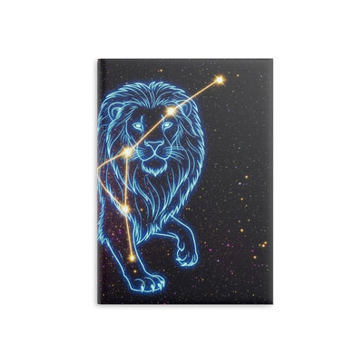 Cosmic Lion Hardcover Notebook, Astrological Journal, Stars Notebook, Gift for Astrology Lovers, Writing Journal, Constellation Diary