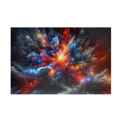 Colorful Cosmic Puzzle - 110, 252, 520, 1014-piece, Perfect Gift for Space Lovers, Family Fun, Wall Art, Brain Teaser, Puzzle Night