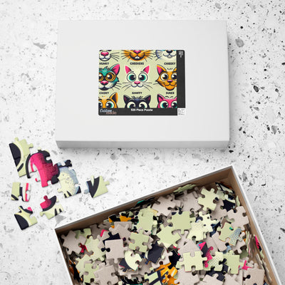 Cat-Themed Puzzle, Fun Family Game, Perfect Gift for Cat Lovers, 110 to 1014 Pieces, Relaxing Activity for All Ages