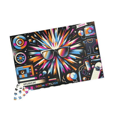 Fun Retro Puzzle - 110, 252, 520, 1014-piece - Vibrant Art for Family Game Night, Gift for Puzzle Lovers, Home Decor
