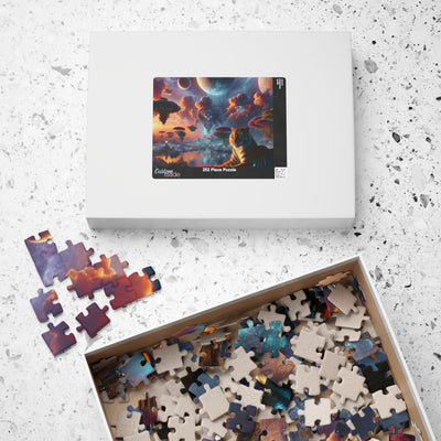 Digital Tiger In Alien Wildlife V2 Puzzle (110, 252, 520, 1014-piece)