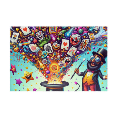 Magic-Themed Jigsaw Puzzle, Fun Family Game, Colorful Art Puzzle, Gift for Kids, Brain Teaser for Adults, Holiday Activity