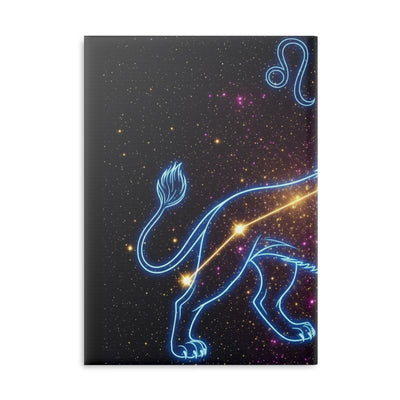Cosmic Lion Hardcover Notebook, Astrological Journal, Stars Notebook, Gift for Astrology Lovers, Writing Journal, Constellation Diary