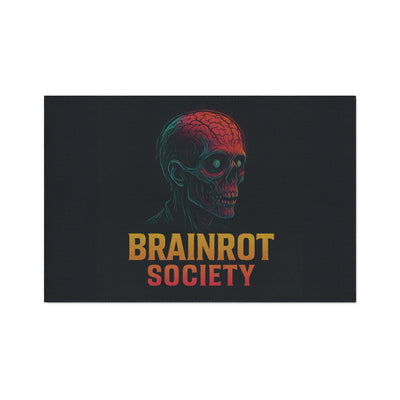 Heavy Duty Floor Mat - Brainrot Society Design, Durable welcome mat, Funny home decor, Gifts for Halloween, Unique office floor rug