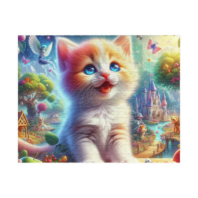 Whimsical Cat Puzzle, Fun Family Game, Cat Lovers Gift, Relaxing Activity, Unique Gift, Home Decor, Creative Brain Teaser