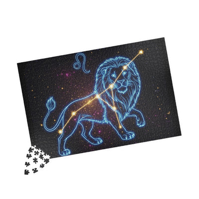 Celestial Leo Puzzle - 110, 252, 520 or 1014 Pieces, Zodiac Gifts, Astrology Decor, Star Sign Fun, Family Activity