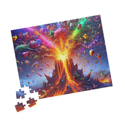 Colorful Fantasy Volcano Puzzle - Vibrant 110, 252, 520, 1014-piece Jigsaw, Kids Activity, Family Game, Perfect Gift for All Ages, Fun Indoor [...]