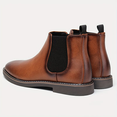 Soft In Sole Comfortable Chelsea - Men's Fashion Slip On Boots