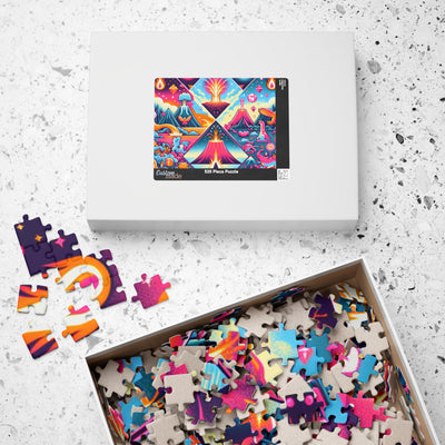 Colorful Vibrant Scene Puzzle - Fun Family Activity, Unique Gift, Artsy Home Decor, Mind-Bending Challenge, 110-1014 Pieces