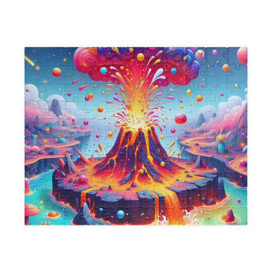 Vibrant Volcano V3 Puzzle | 110, 252, 520, 1014-Piece | Perfect Gift for Puzzle Lovers, Family Bonding, Relaxation, Kids' Activities, [...]