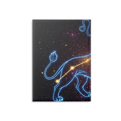 Cosmic Lion Hardcover Notebook, Astrological Journal, Stars Notebook, Gift for Astrology Lovers, Writing Journal, Constellation Diary