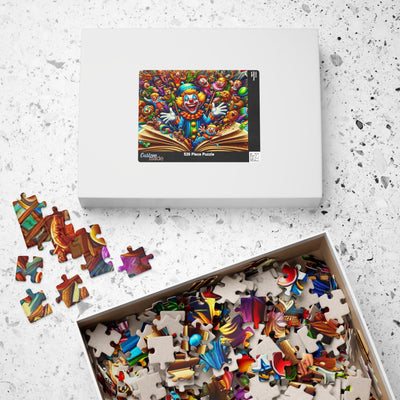Colorful Clown Puzzle, Fun Family Activity, Kids Birthday Gift, Entertaining Game Night, Home Decor Challenge