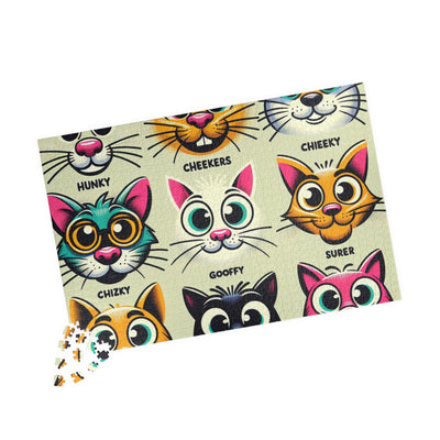 Cat-Themed Puzzle, Fun Family Game, Perfect Gift for Cat Lovers, 110 to 1014 Pieces, Relaxing Activity for All Ages