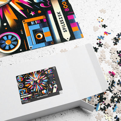 Fun Retro Puzzle - 110, 252, 520, 1014-piece - Vibrant Art for Family Game Night, Gift for Puzzle Lovers, Home Decor
