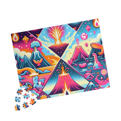 Colorful Vibrant Scene Puzzle - Fun Family Activity, Unique Gift, Artsy Home Decor, Mind-Bending Challenge, 110-1014 Pieces