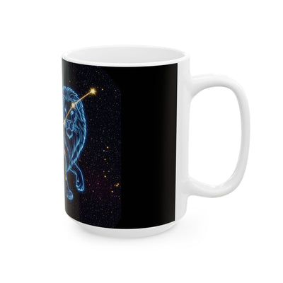 Leo Zodiac Ceramic Mug - Astrology Gift for Astrology Lovers, Personalized Birthday Gift, Constellation Coffee Cup, Horoscope Mug