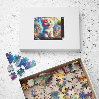 Whimsical Cat Puzzle, Fun Family Game, Cat Lovers Gift, Relaxing Activity, Unique Gift, Home Decor, Creative Brain Teaser