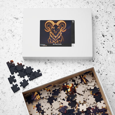Celestial Aries Puzzle - 110, 252, 520, 1014-piece, Zodiac Gift, Astrology Decor, Mindful Activity, Unique Home Decor, Puzzle Lover's Gift