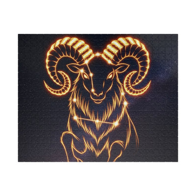 Celestial Aries Puzzle - 110, 252, 520, 1014-piece, Zodiac Gift, Astrology Decor, Mindful Activity, Unique Home Decor, Puzzle Lover's Gift