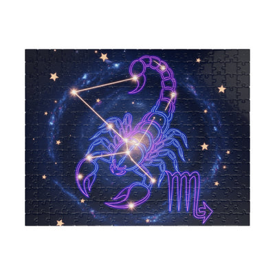 Astrology-themed Puzzle, Scorpion Zodiac Journey, Star Sign Gift, Puzzle Game for Adults, Unique Home Decor, Fun Family Activity
