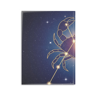 Celestial Cancer Zodiac Notebook, Astrology Journal, Gift for Astrology Lovers, Star Sign Notepad, Starry Night Journal