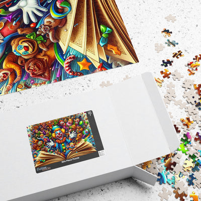 Colorful Clown Puzzle, Fun Family Activity, Kids Birthday Gift, Entertaining Game Night, Home Decor Challenge
