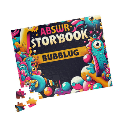 Colorful Puzzle with Whimsical Design, Fun Family Activity, Gift for Kids, Brain Teaser, Collectible Art Puzzle