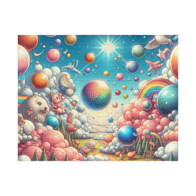 Colorful Rainbow Puzzle Adventure - 110, 252, 520, 1014-piece, Whimsical Art, Gift for Puzzle Lovers, Family Fun