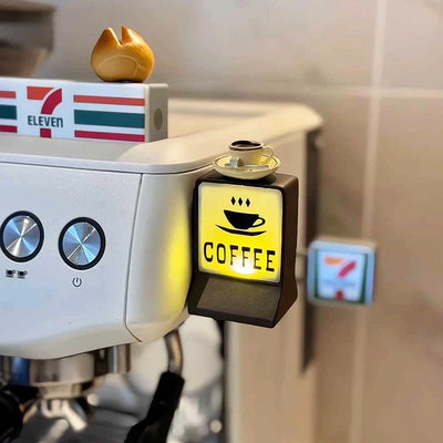 Coffee Shop Magnetic Fridge Stickers Creative Convenience Store Light Signs Home Decorative Ornaments 711 Luminous Light Boxes