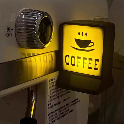 Coffee Shop Magnetic Fridge Stickers Creative Convenience Store Light Signs Home Decorative Ornaments 711 Luminous Light Boxes