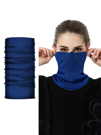 Cycling Face Mask Absorb Sweat Breathable Fishing Training Sport UV Face Scarf Neck Gaiter Summer Face Bandana Ice Silk Men Wome